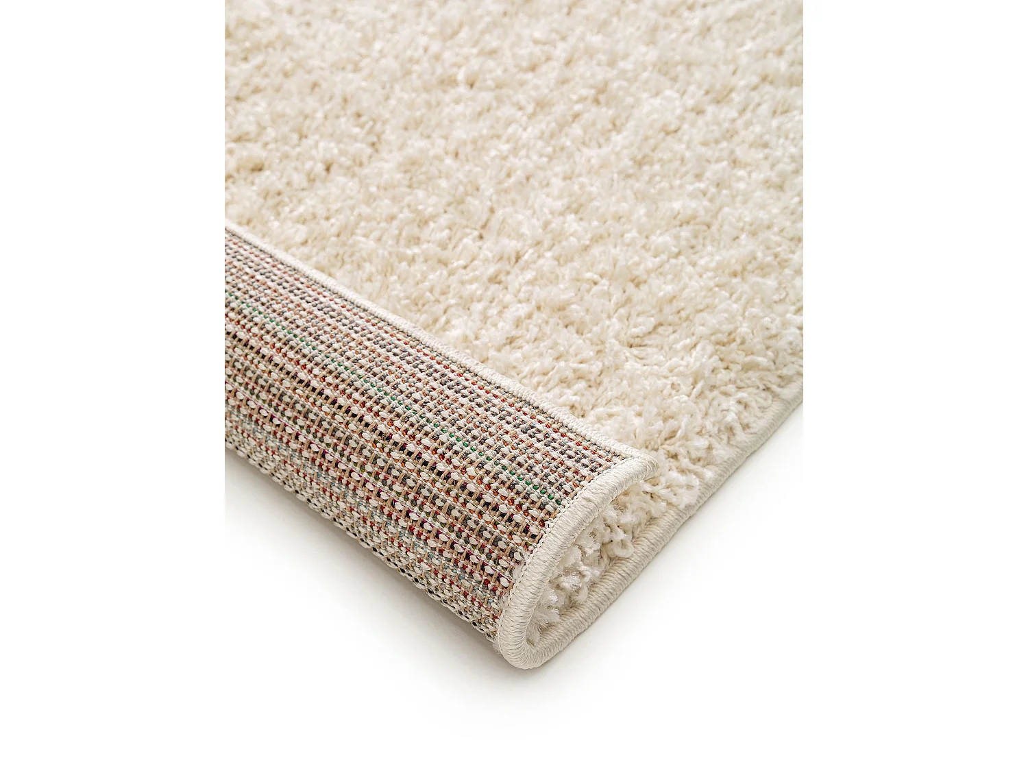 Tapis à poils longs Soho Crème 80x250 cm