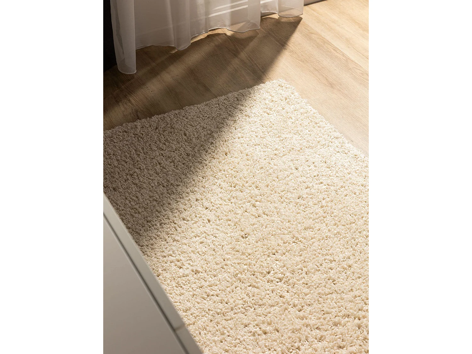 Tapis à poils longs Soho Crème 80x250 cm