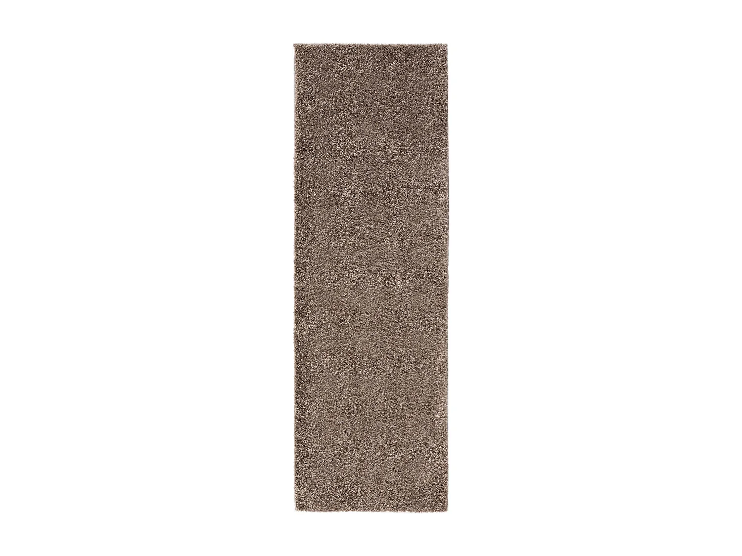 Tapis à poils longs Soho Taupe 80x300 cm