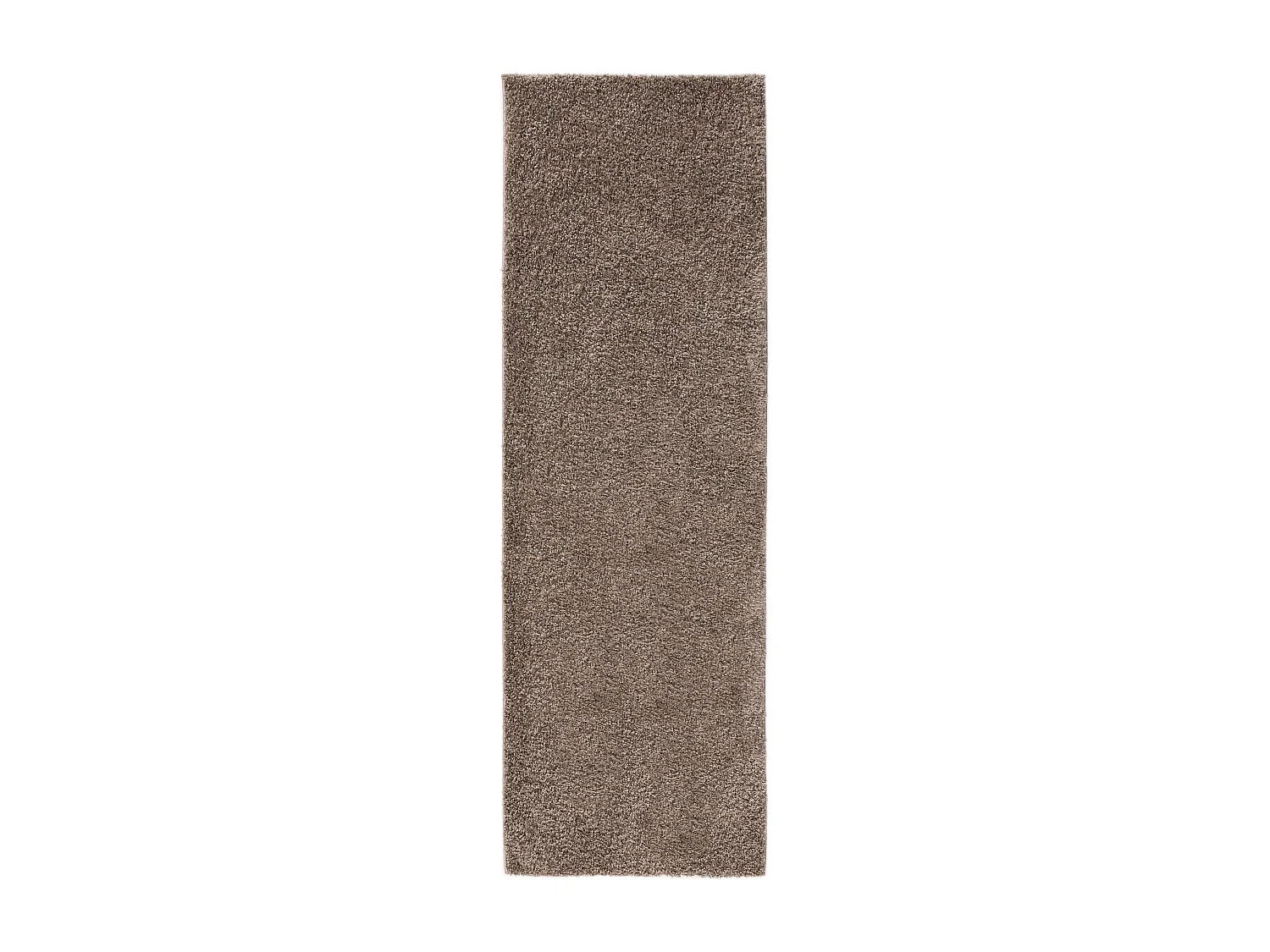 Tapis à poils longs Soho Taupe 80x250 cm