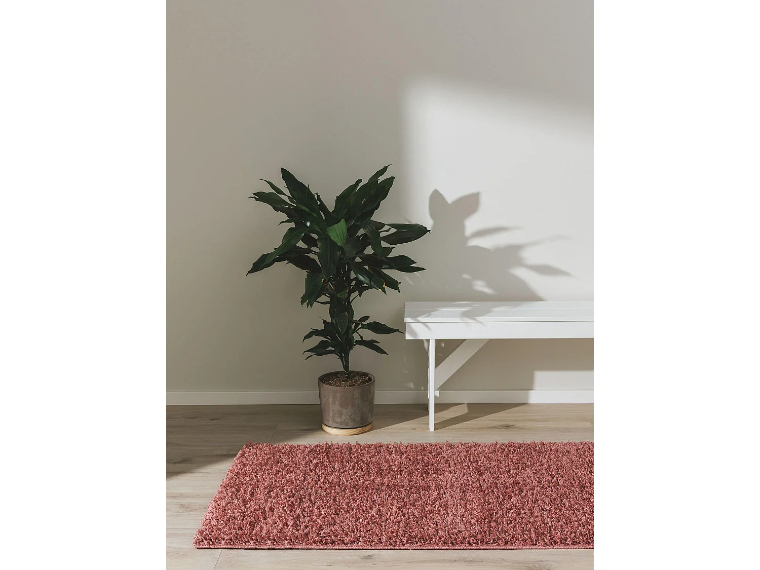 Tapis à poils longs Soho Rose 60x120 cm