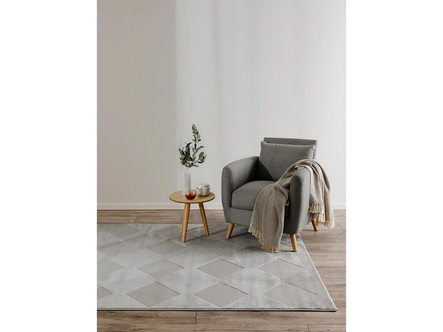 Tapis Claire Gris 160x230 cm