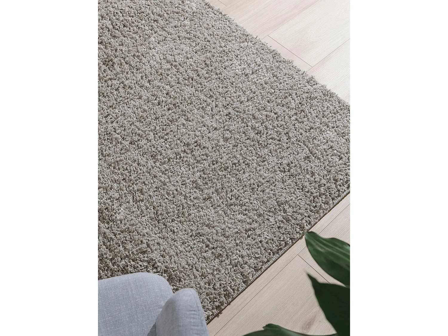 Tapis à poils longs Soho Gris clair 160x230 cm