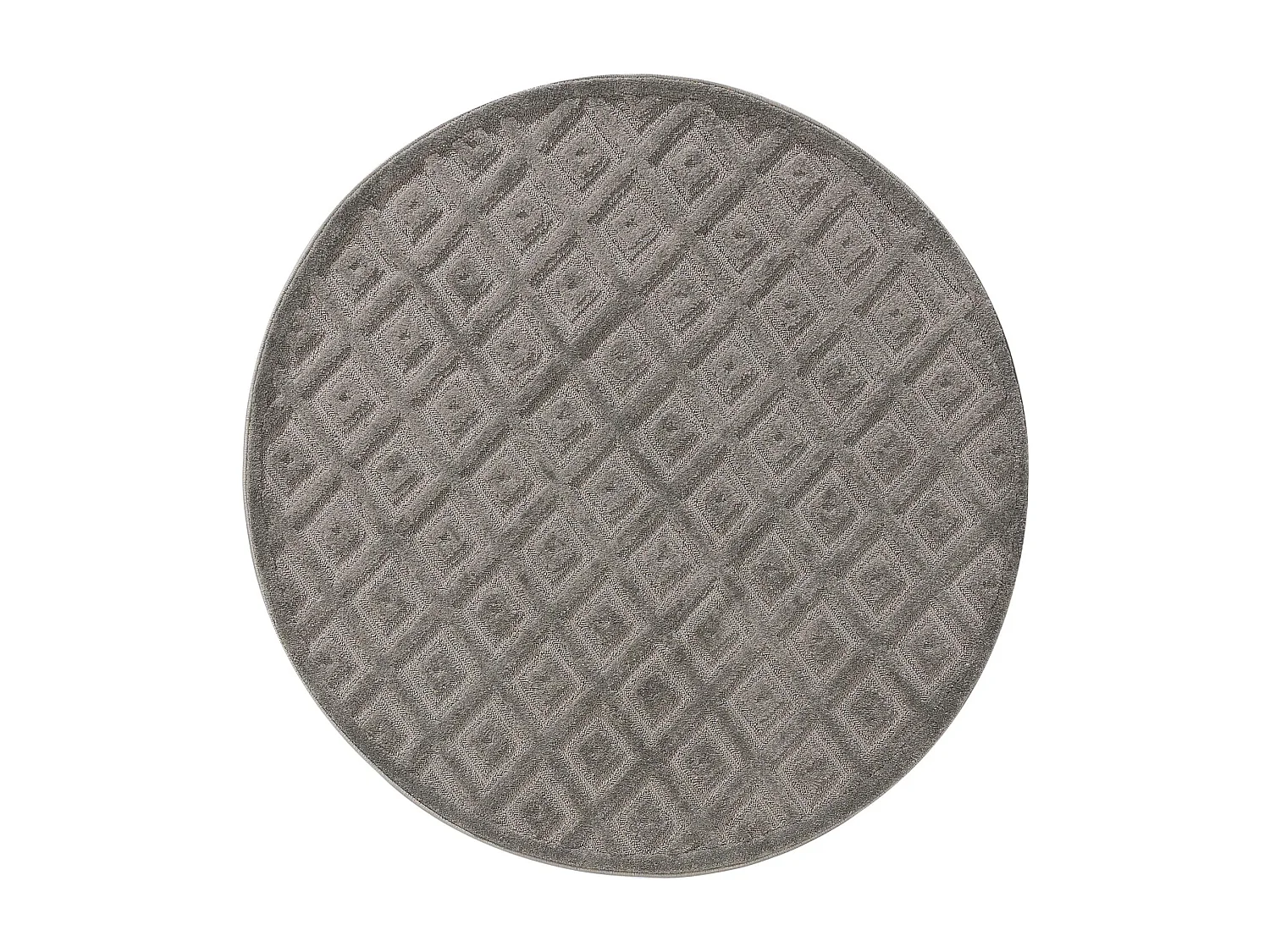 Tapis Leo Gris clair ø 160 cm rond