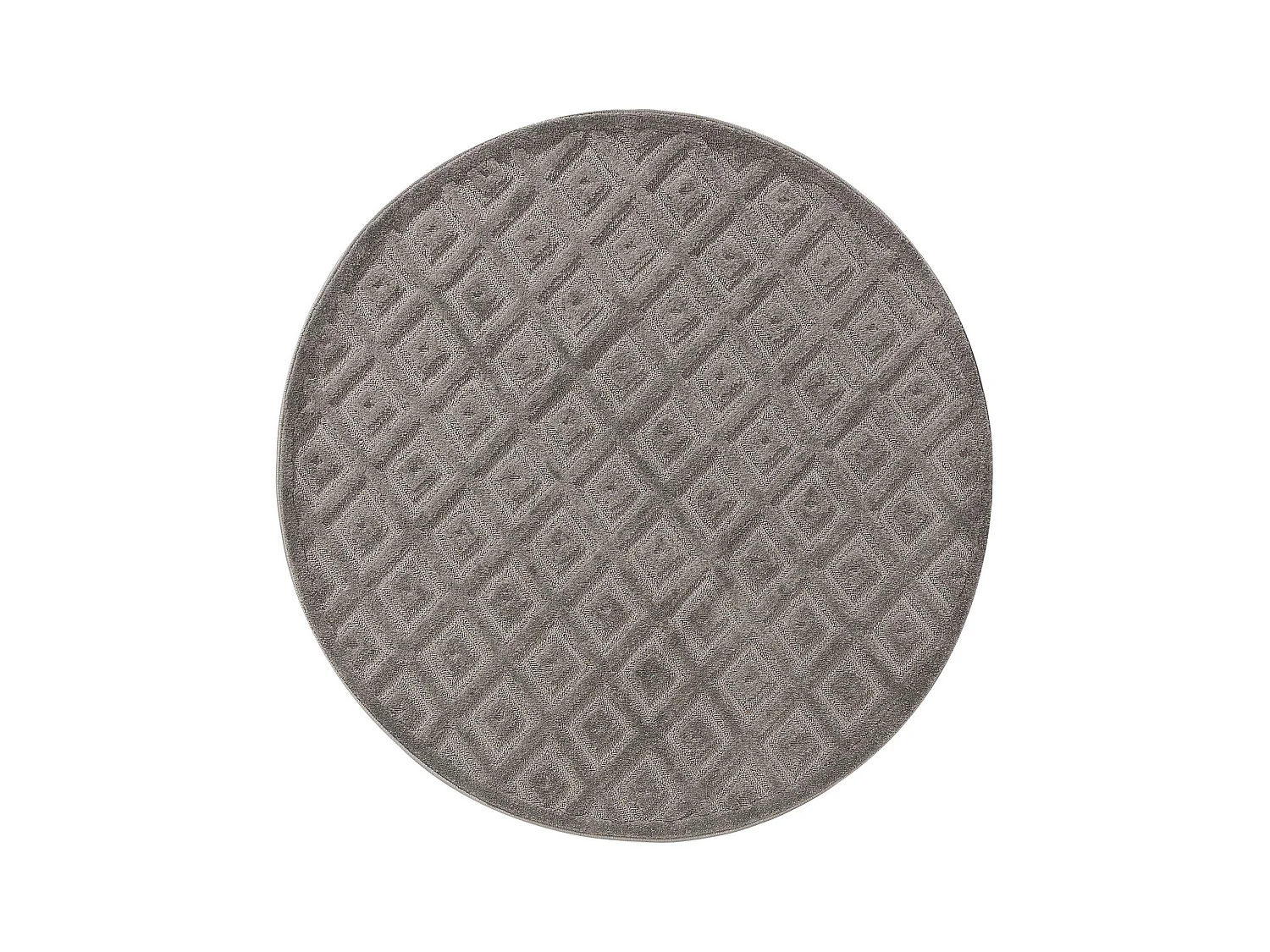 Tapis Leo Gris clair ø 200 cm rond