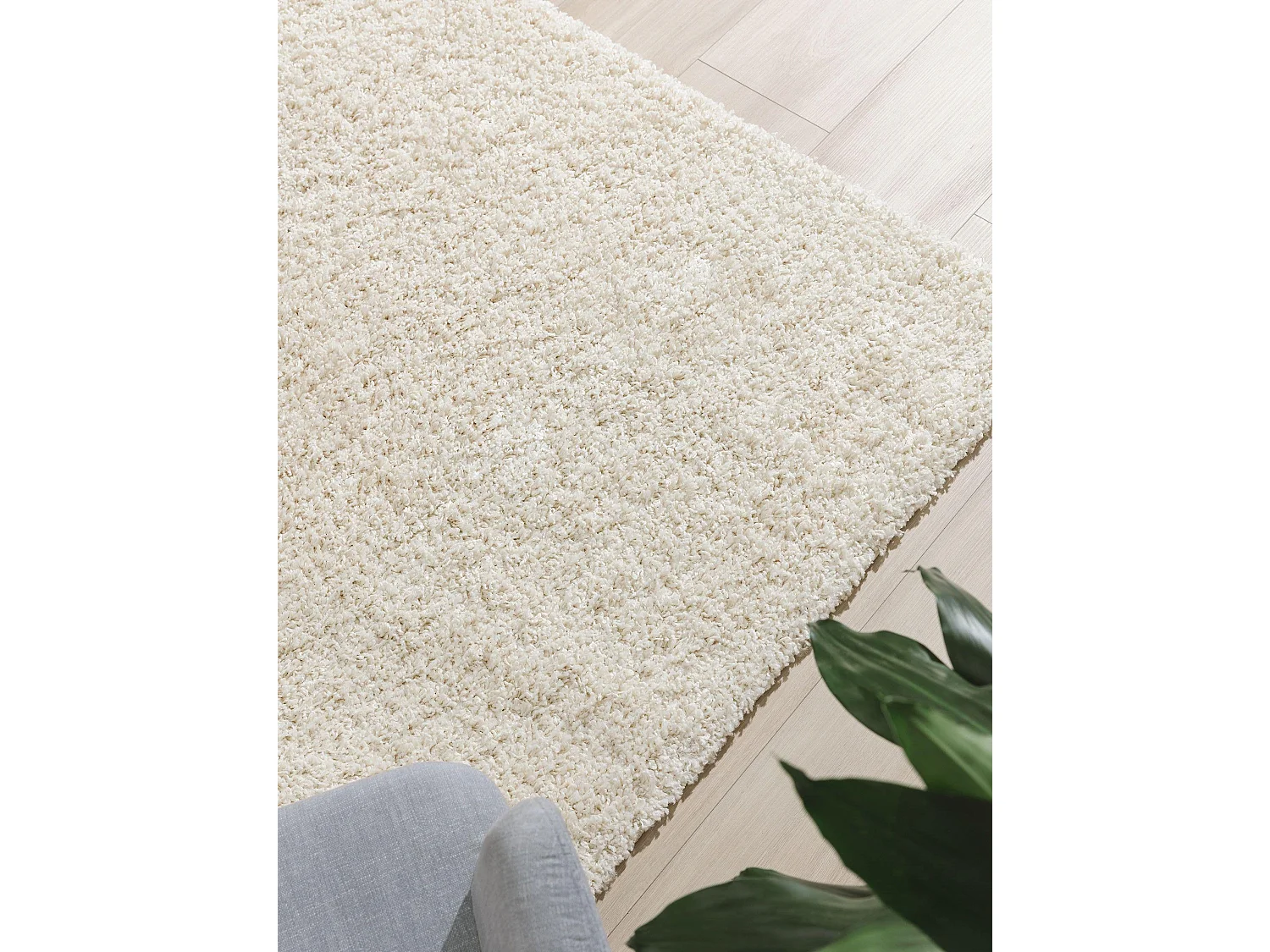 Tapis à poils longs Soho Crème 160x230 cm