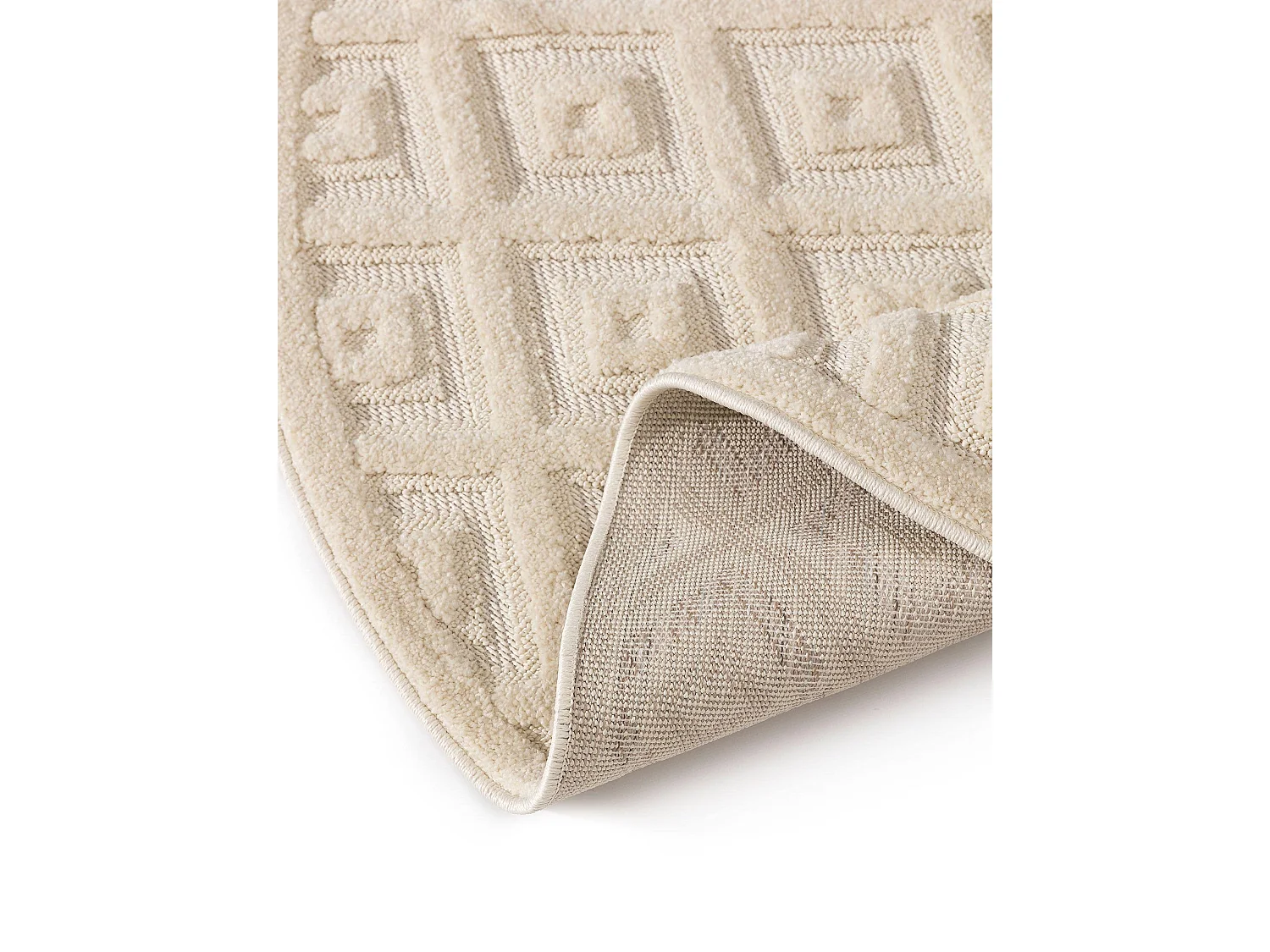 Tapis Leo Crème ø 200 cm rond