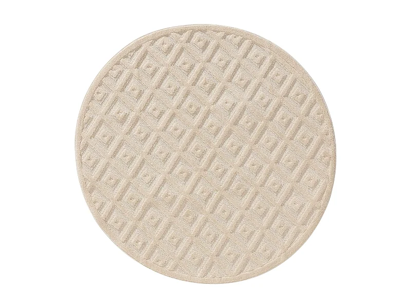 Tapis Leo Crème ø 200 cm rond