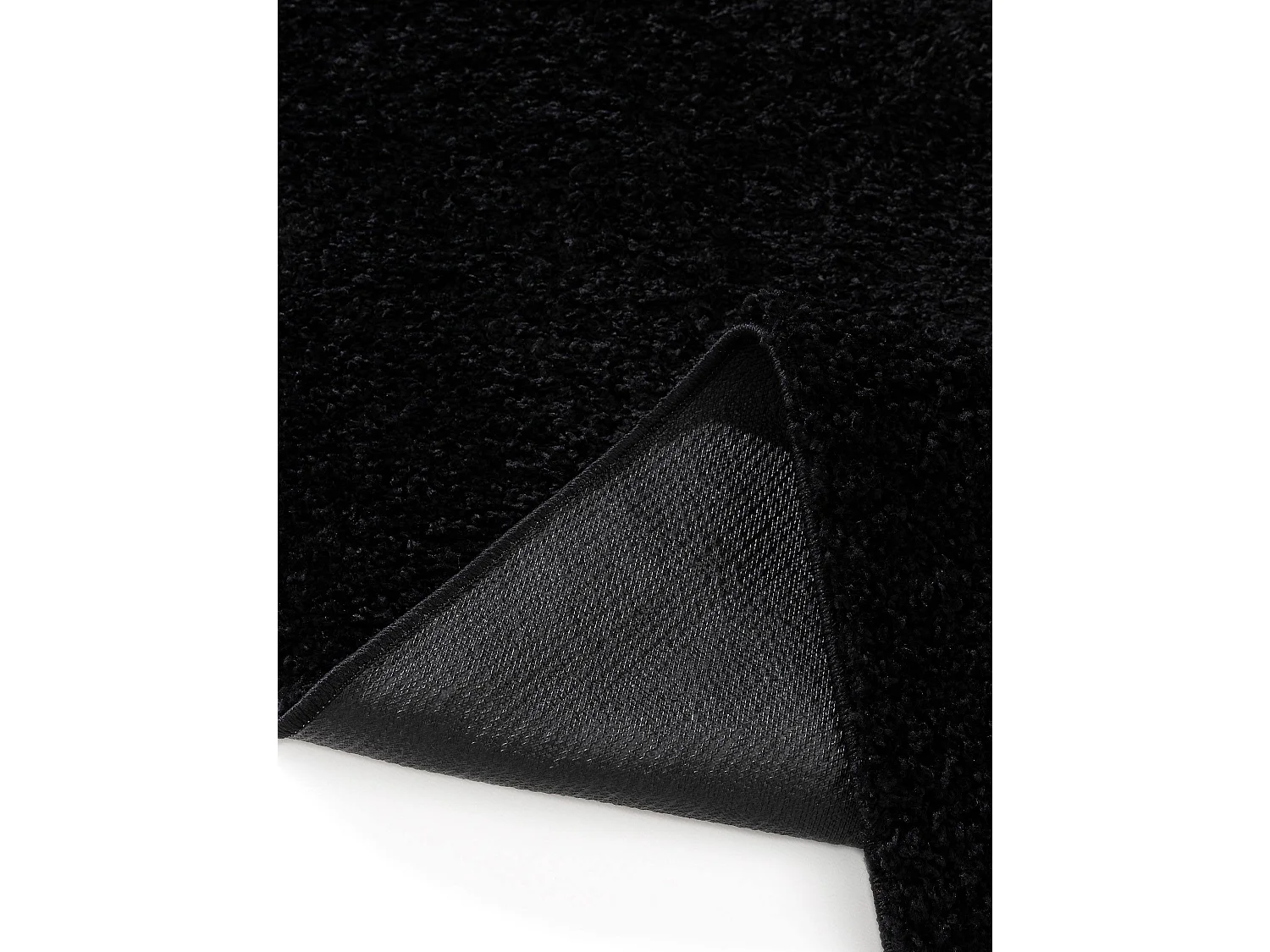 Tapis à poils longs Soho Noir 133x190 cm