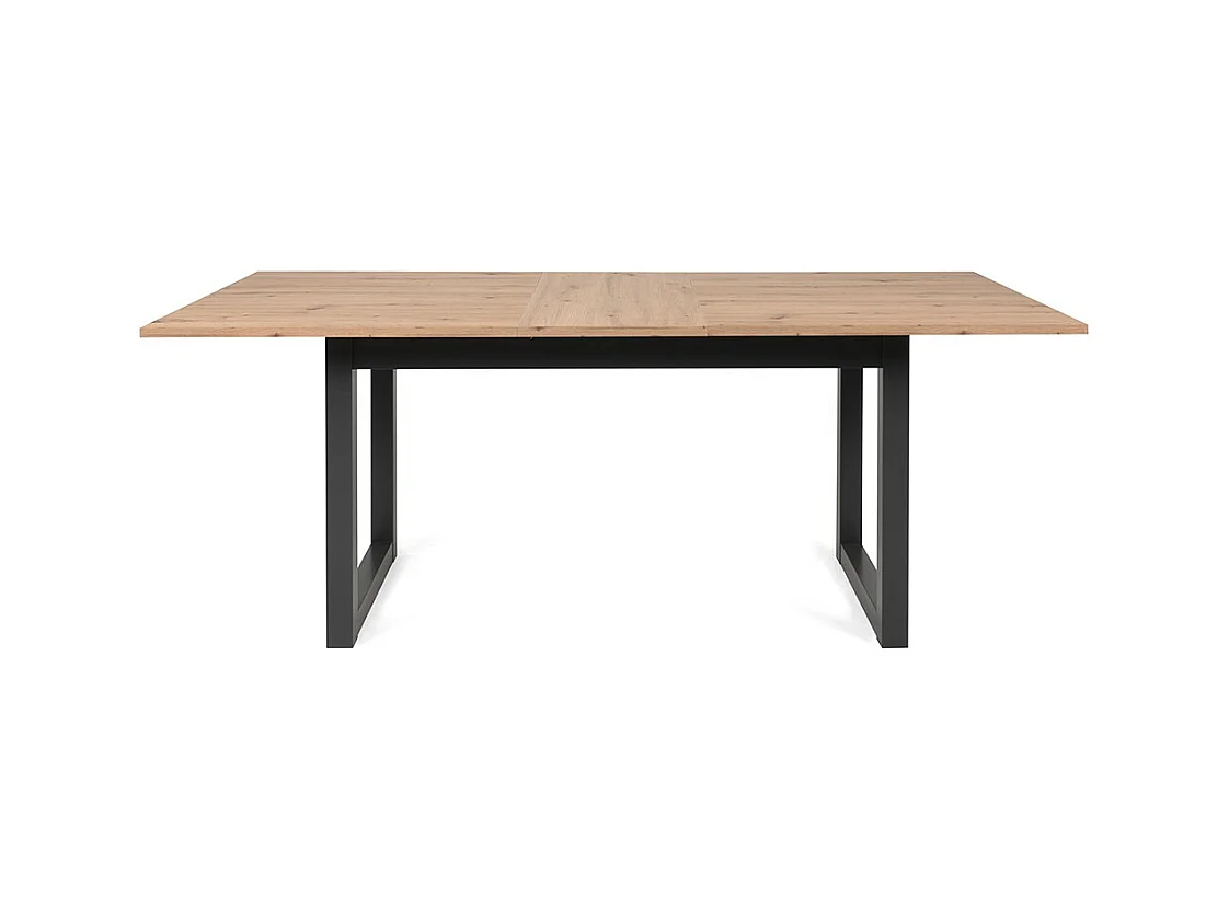 Mesa de comedor extensible DENVER - Roble Sonoma y Antracita - 160-200 cm