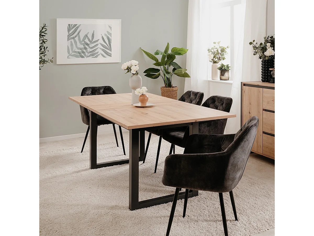 Table à manger extensible L160-200 cm - DENVER