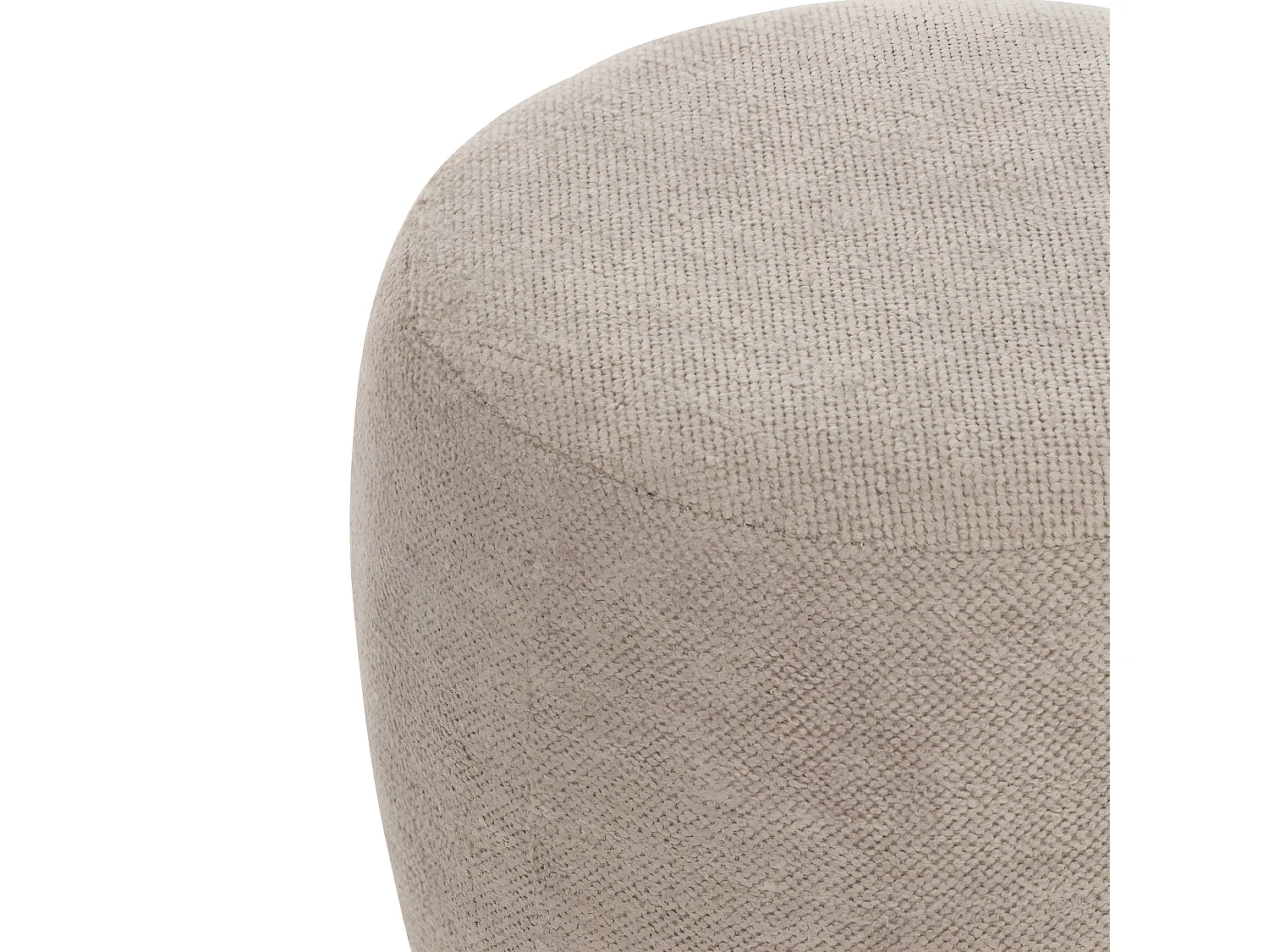 Pouf de bouclé moderno 39 x 40 cm