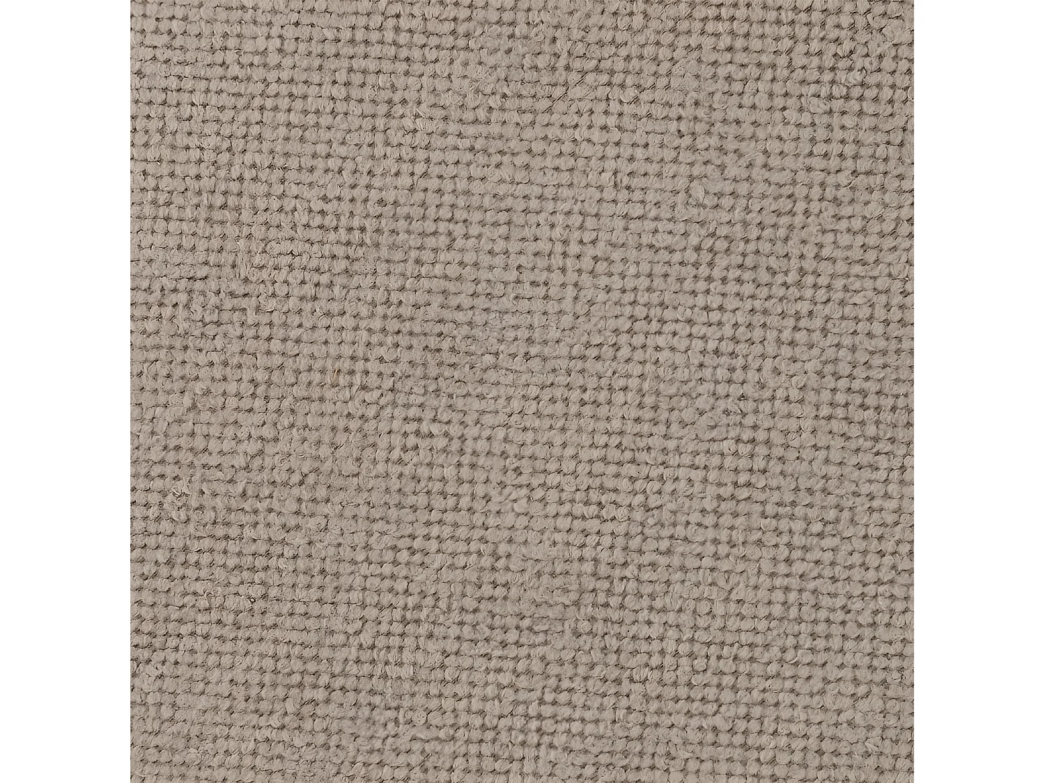 Pouf en tissu à bouclettes Taupe D 39 x H 40 cm