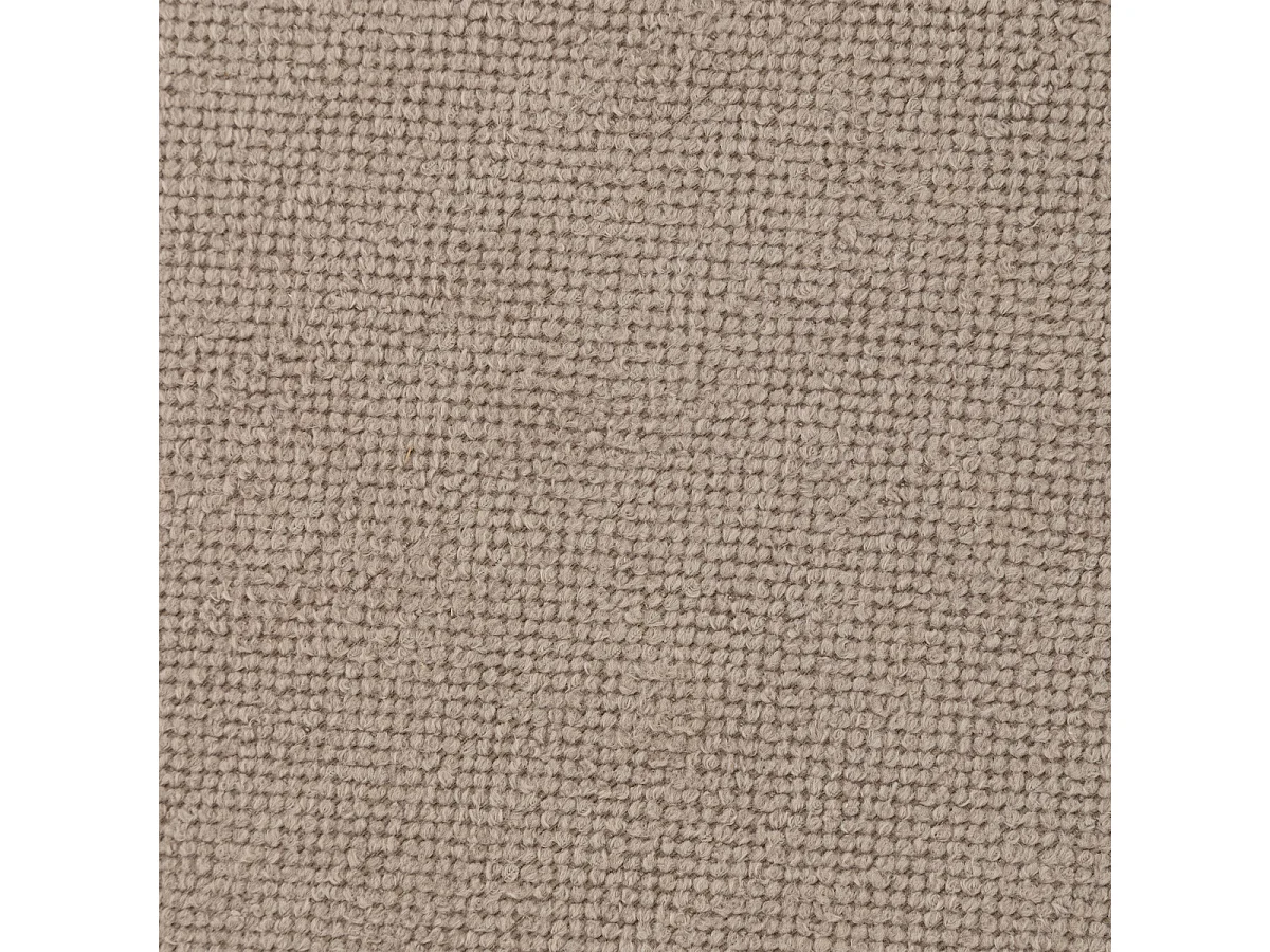 Pouf en tissu à bouclettes Taupe D 39 x H 40 cm