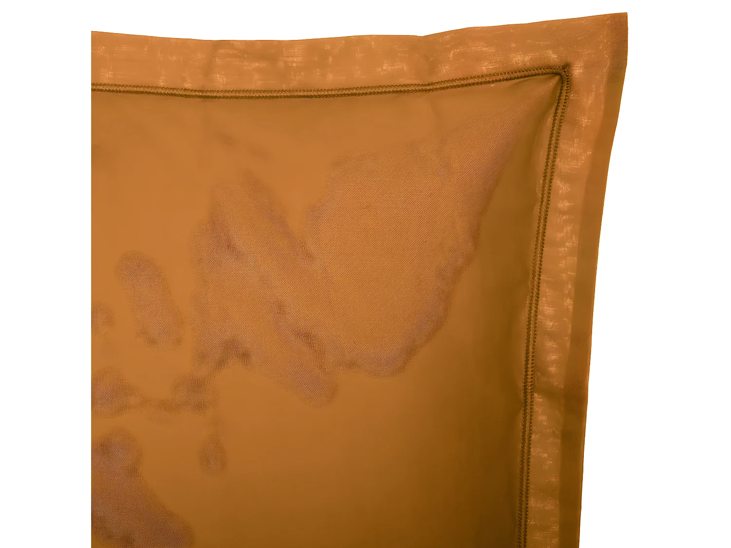 Taie d'oreiller en Coton Jaune cumin 63 x 63 cm