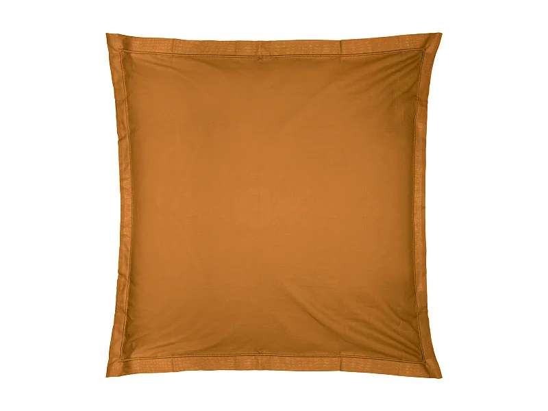 Taie d'oreiller en Coton Jaune cumin 63 x 63 cm