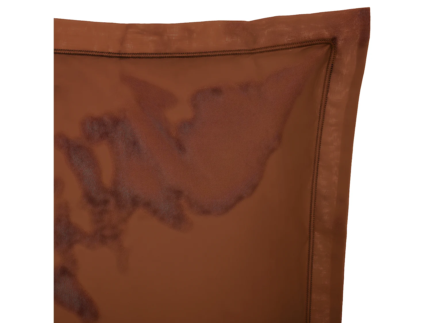 Taie d'oreiller en Coton Terracotta 63 x 63 cm