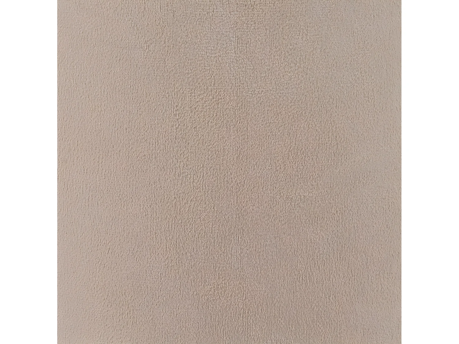 Pouf en Velours Beige marron glacé 39.5 x H 40.5 cm