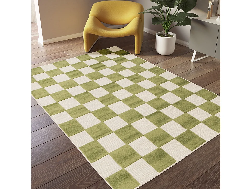 Addo – Tapis intérieur et extérieur à motif géométrique -  Vert - 160x230cm