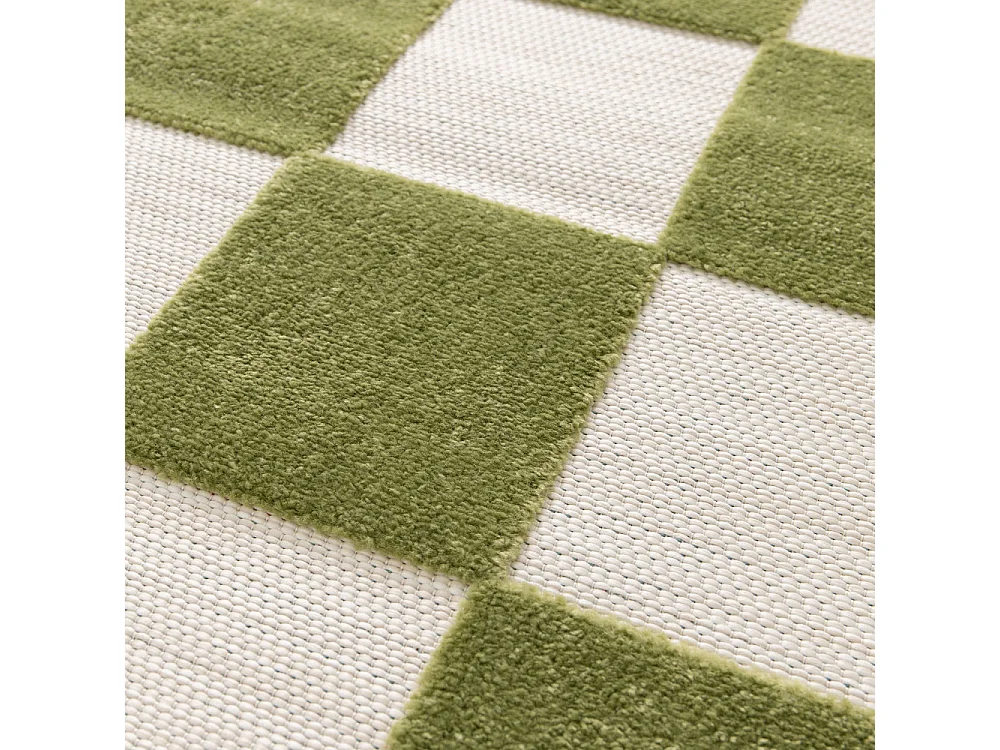 Addo – Tapis intérieur et extérieur à motif géométrique -  Vert - 160x230cm