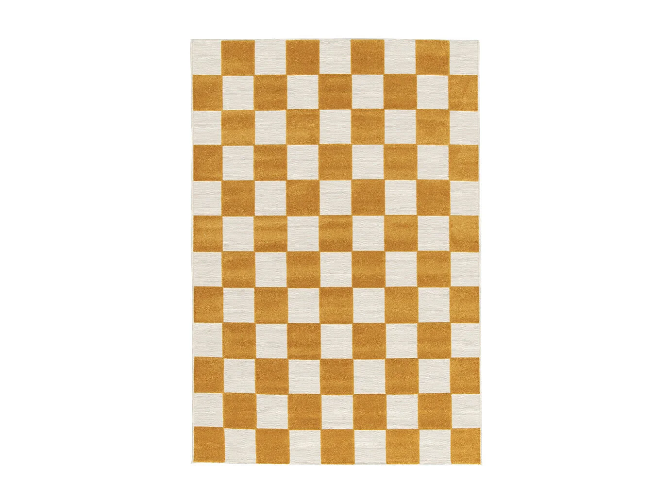 Addo – Tapis intérieur et extérieur à motif géométrique -  Jaune moutarde - 160x230cm