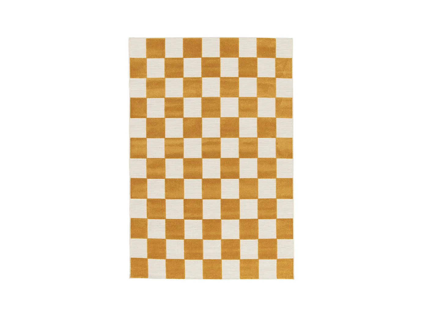 Addo – Tapis intérieur et extérieur à motif géométrique -  Jaune moutarde - 160x230cm