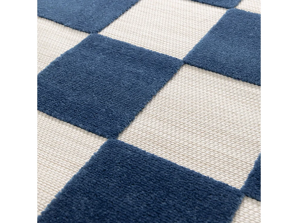 Addo – Tapis intérieur et extérieur à motif géométrique -  Bleu - 120x170cm