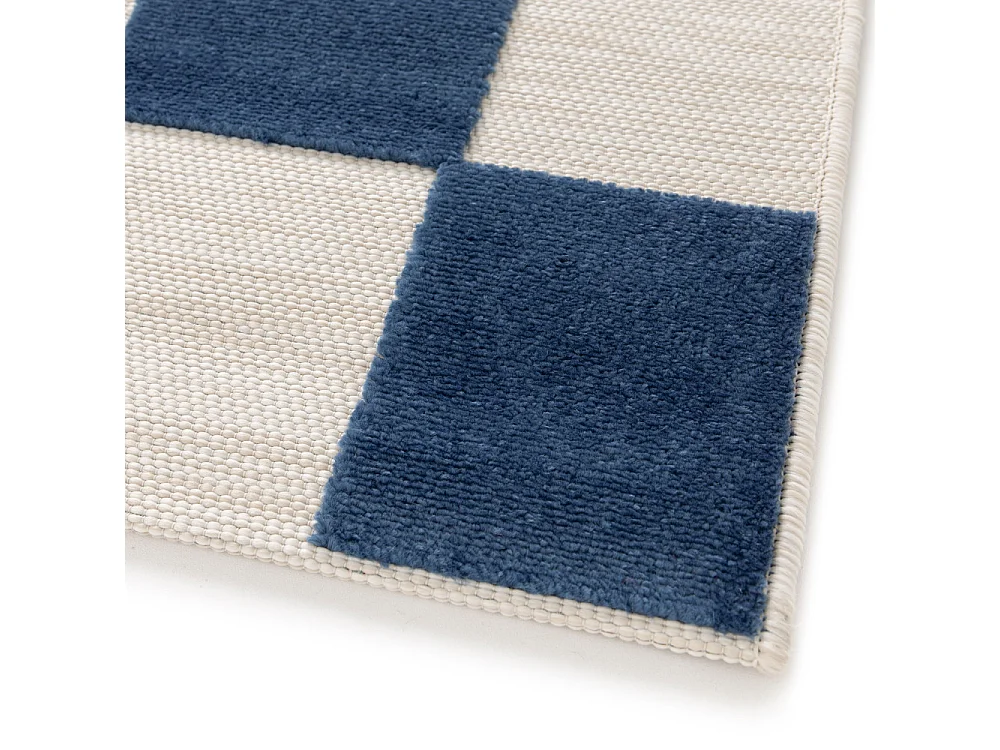 Addo – Tapis intérieur et extérieur à motif géométrique -  Bleu - 120x170cm