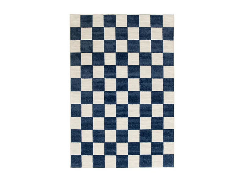 Addo – Tapis intérieur et extérieur à motif géométrique -  Bleu - 120x170cm