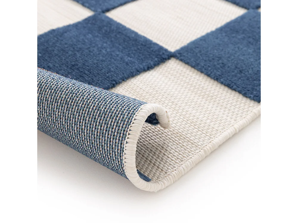 Addo – Tapis intérieur et extérieur à motif géométrique -  Bleu - 160x230cm