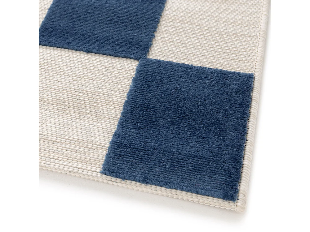 Addo – Tapis intérieur et extérieur à motif géométrique -  Bleu - 160x230cm