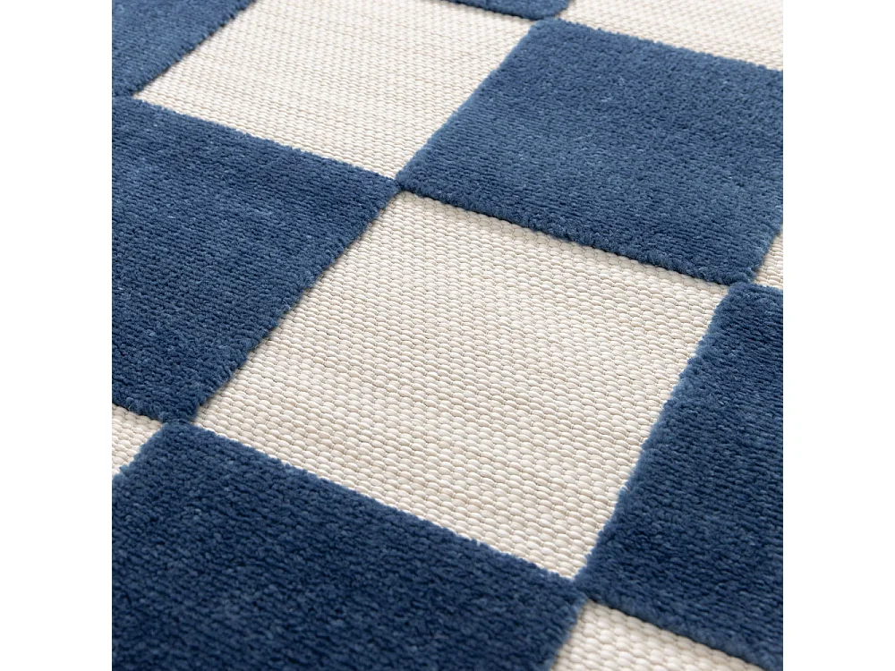 Addo – Tapis intérieur et extérieur à motif géométrique -  Bleu - 160x230cm