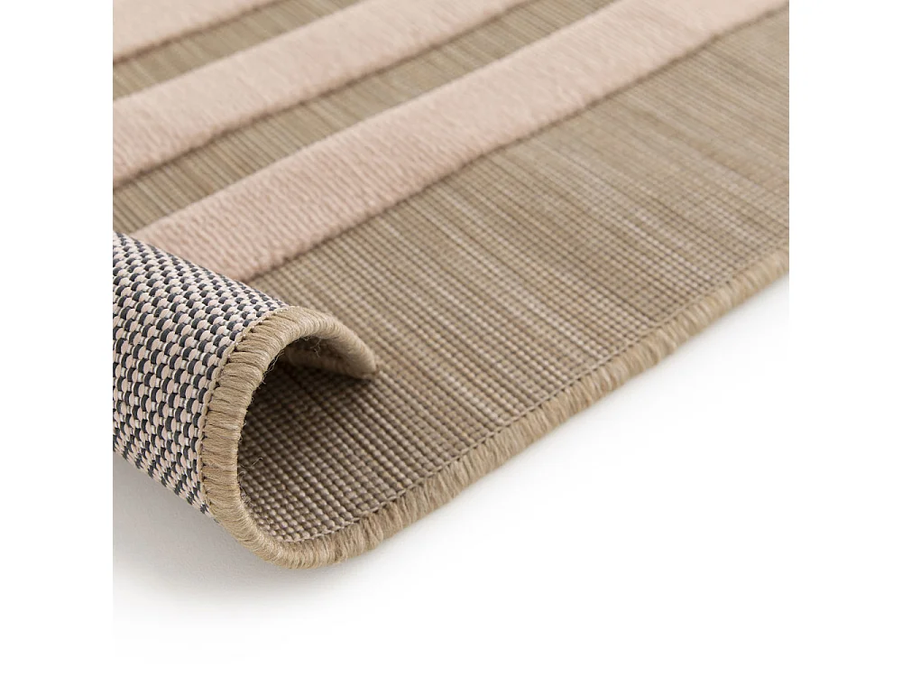 Tuli - Tapis contemporain à motif géométrique -  Jaune moutarde - 160x230cm