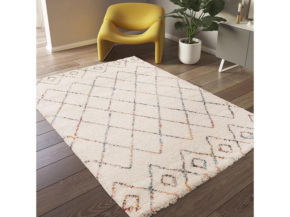 Lara - Tapis d’inspiration berbère -  Multicolore - 160x230cm