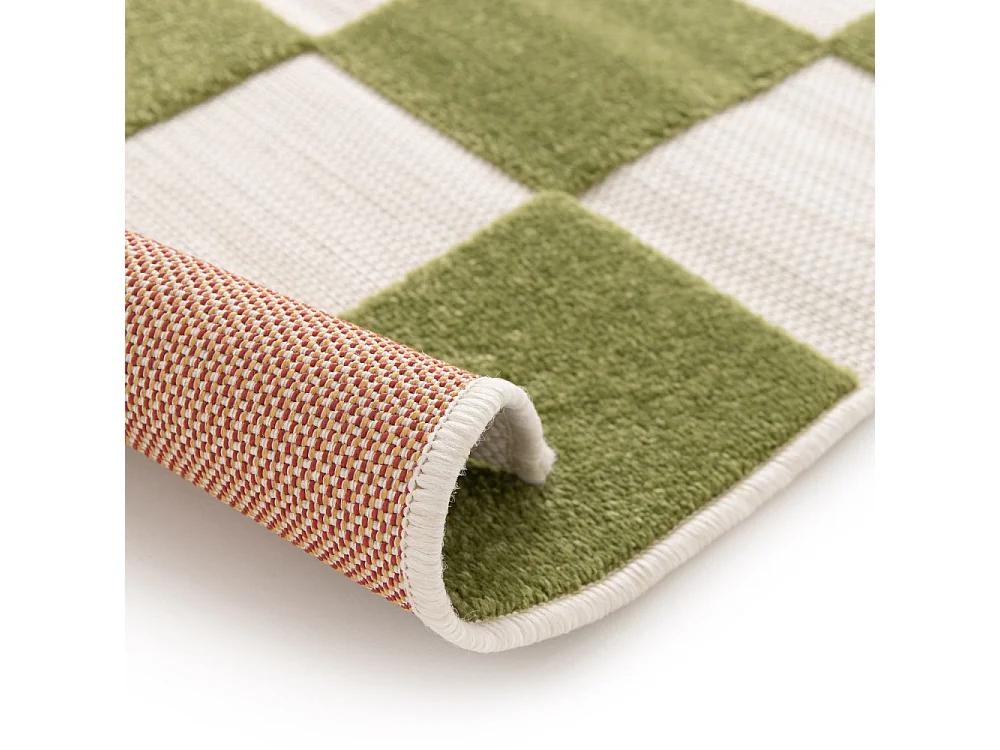 Addo – Tapis intérieur et extérieur à motif géométrique -  Vert - 120x170cm