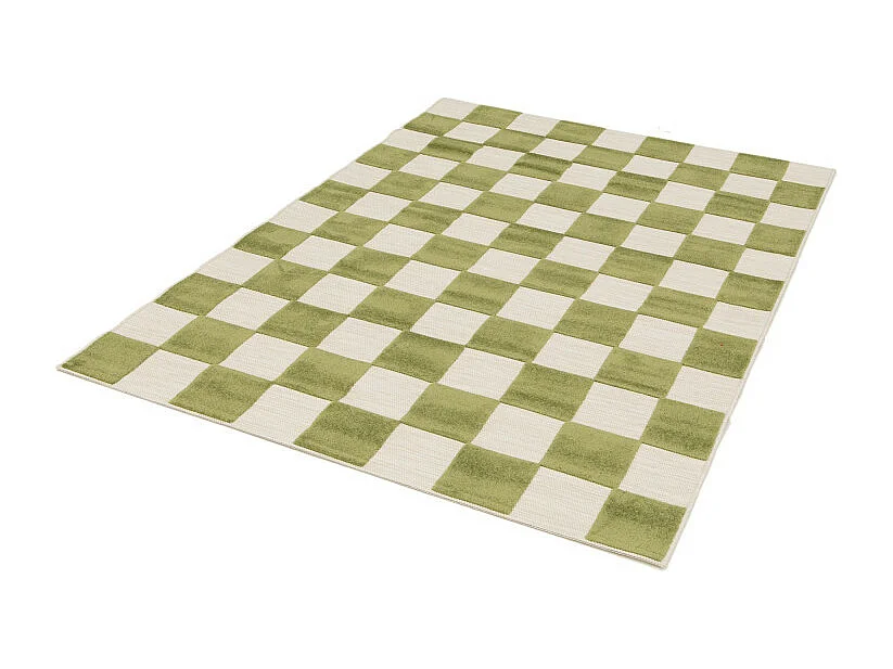 Addo – Tapis intérieur et extérieur à motif géométrique -  Vert - 120x170cm