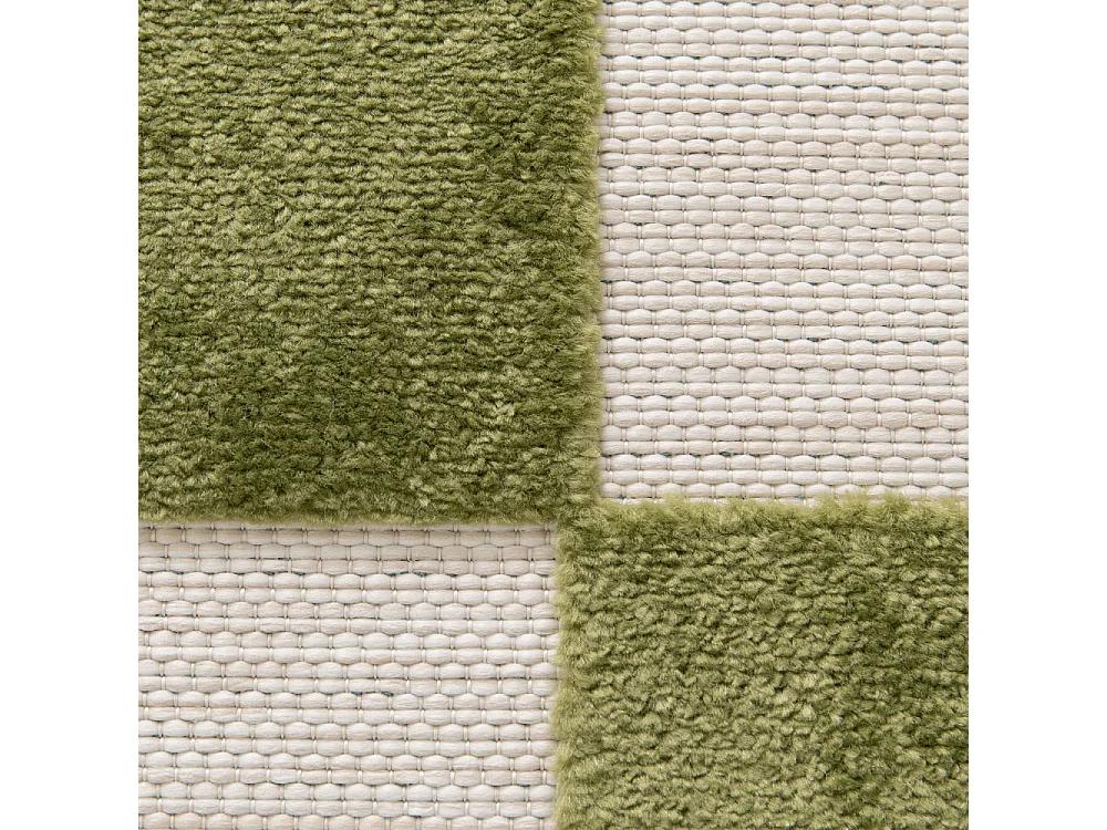 Addo – Tapis intérieur et extérieur à motif géométrique -  Vert - 120x170cm