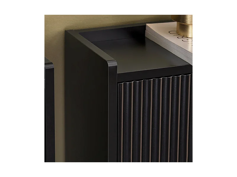 SoBuy Mobiletto portascarpe con 4 ribalte Mobile ingresso salvaspazio Regolabili Nero 100x19x91cm FSR177-L-SCH