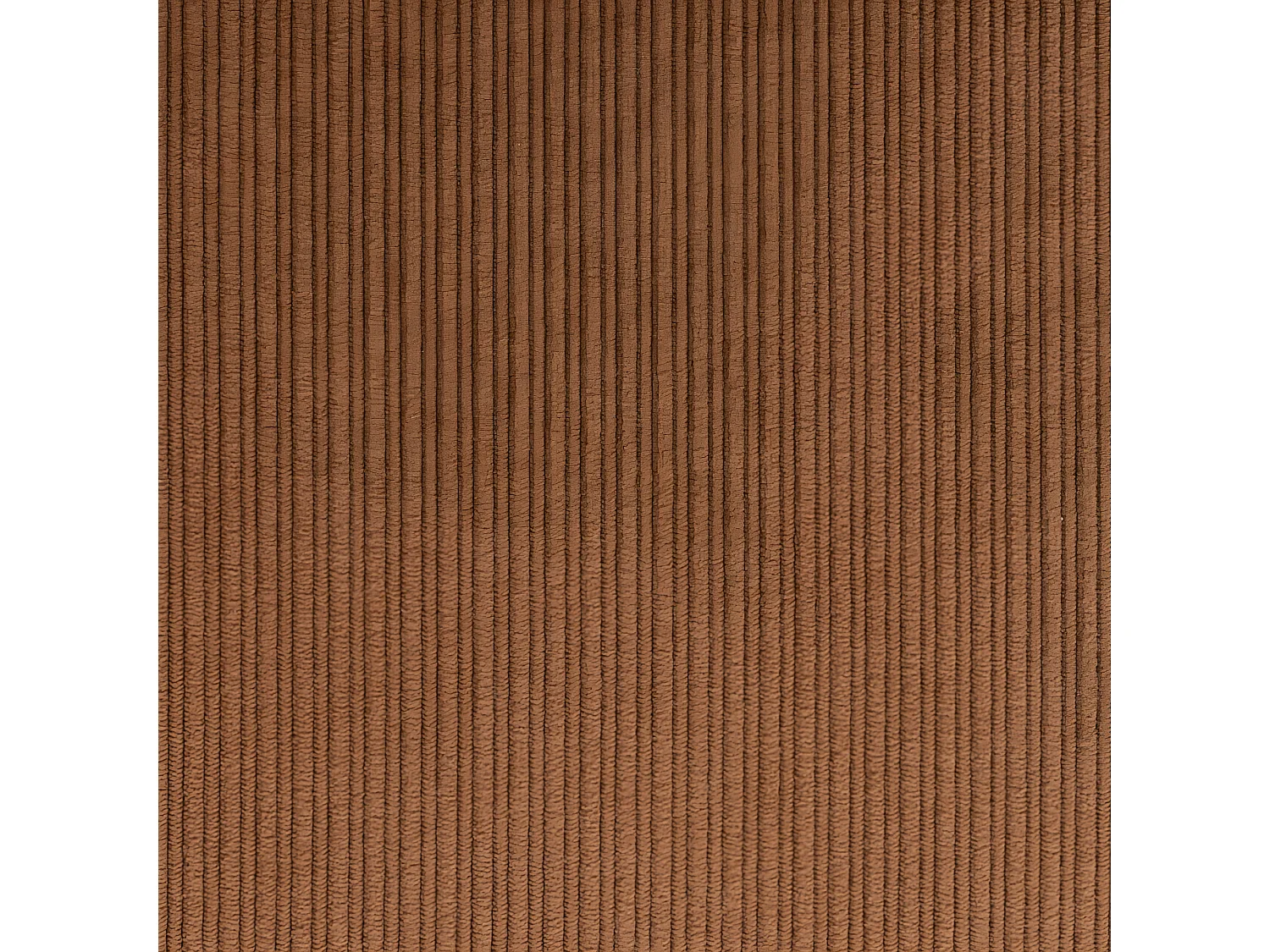 Jopie - Fauteuil convertible 109x200cm en velours côtelé - Terracotta