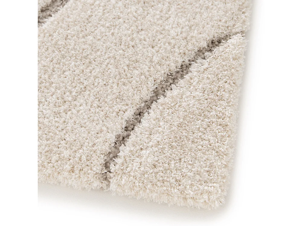 Elsa - Tapis contemporain à motif organique -  Écru - 160x230cm