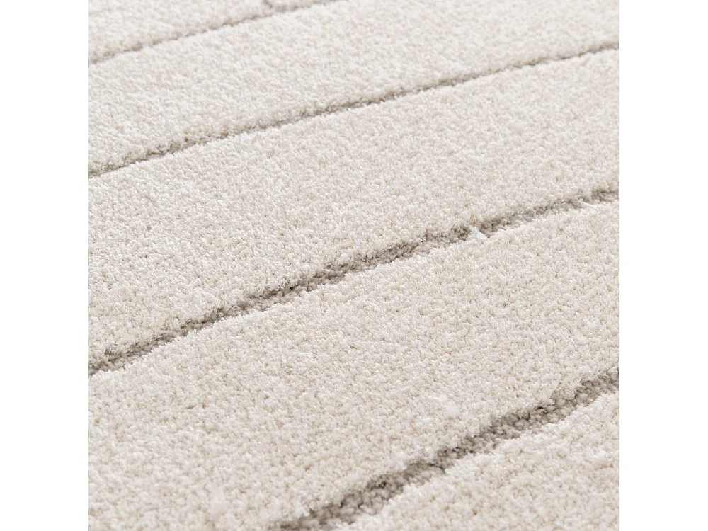 Elsa - Tapis contemporain à motif organique -  Écru - 160x230cm