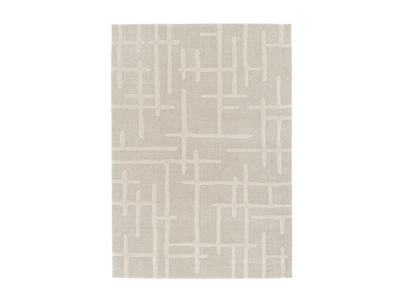 Plano - Tapis contemporain -  Beige - 120x170cm