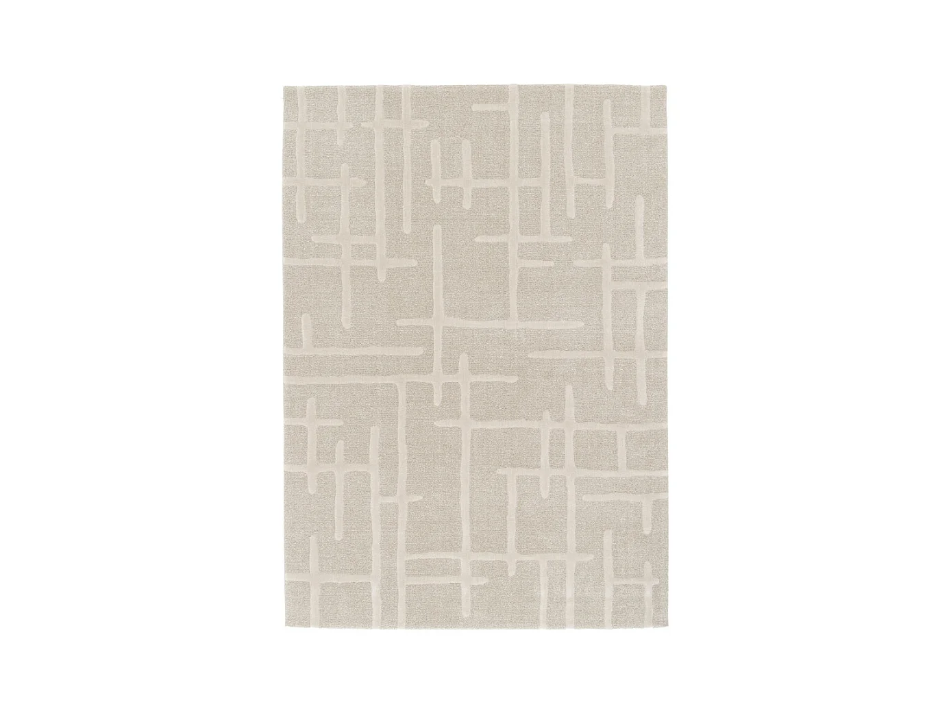 Plano - Tapis contemporain -  Beige - 120x170cm