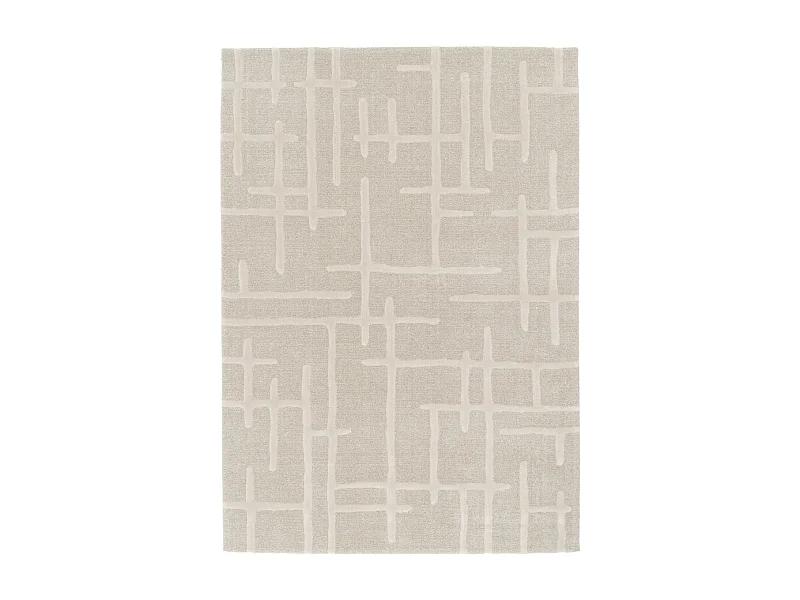 Plano - Tapis contemporain -  Beige - 120x170cm