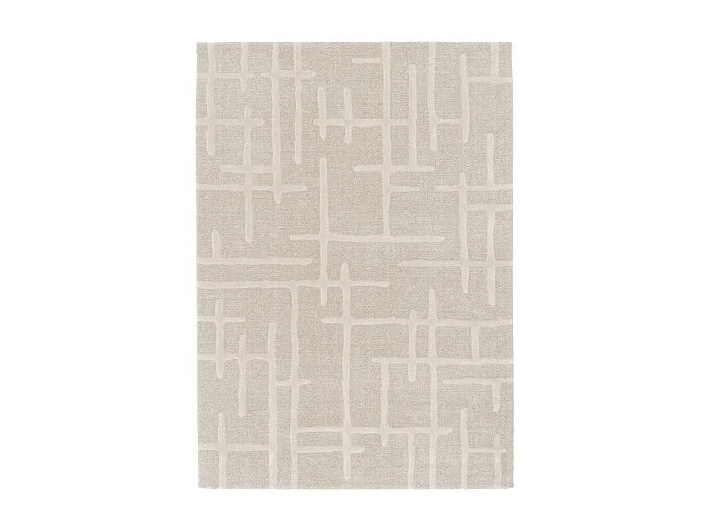 Plano - Tapis contemporain -  Beige - 200x290cm