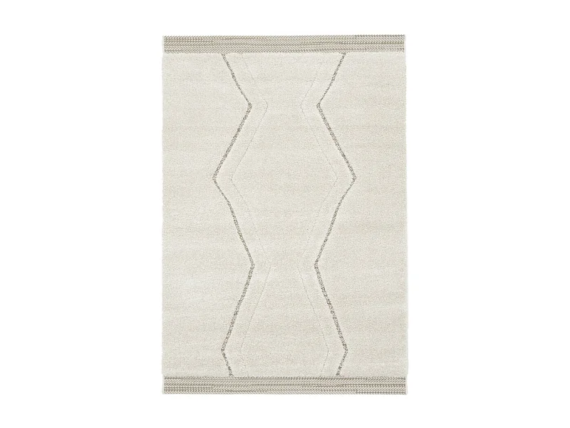 Peddie - Tapis d’inspiration berbère -  Écru - 160x230cm