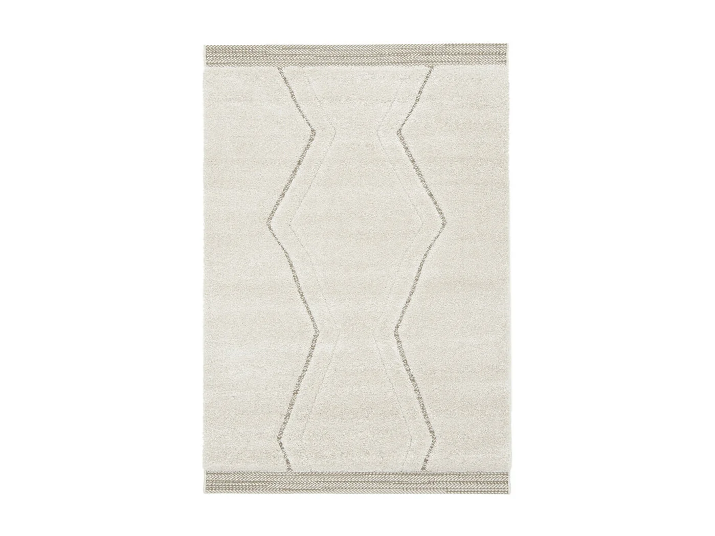 Peddie - Tapis d’inspiration berbère -  Écru - 160x230cm