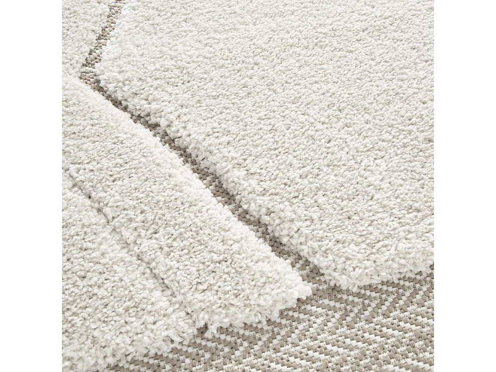 Peddie - Tapis d’inspiration berbère -  Écru - 160x230cm