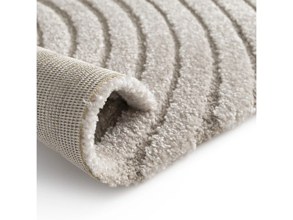 Esteban - Tapis contemporain à motif géométrique -  Beige - 200x290cm