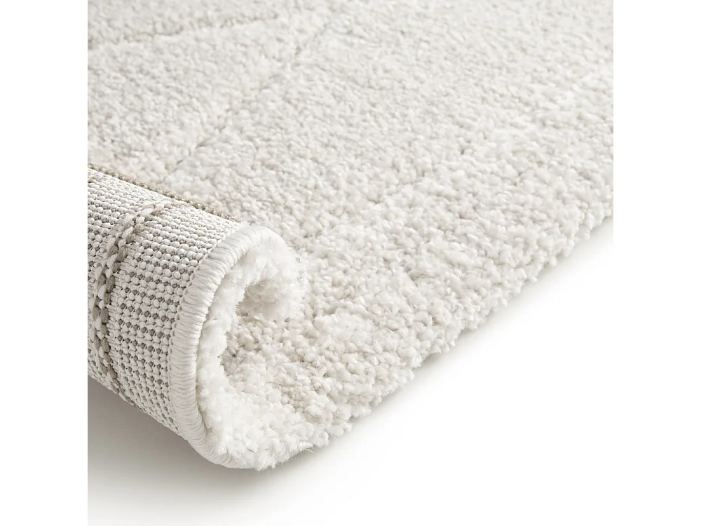 Yasmine - Tapis d’inspiration berbère -  Écru - 120x170cm